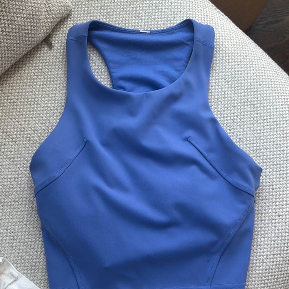 Blue lululemon Athletic Top 6 like new